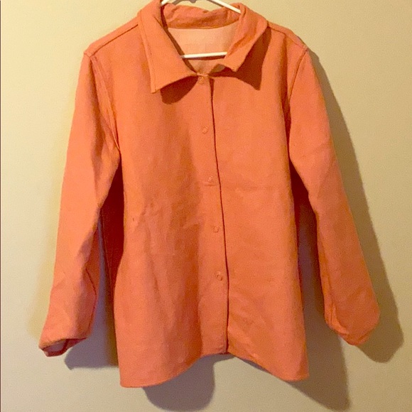 Denim & Co Reversible Plaid Flannel Jacket L - Picture 4 of 7